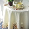 round tablecloth polyester table linen