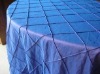 royal blue pintuck tablecloth,pintuck table linen