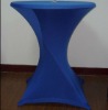 roybal blue spandex table cover lycra cocktail table cover for party