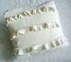 ruffle cushion pillow