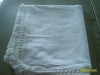 ruffled table cloth