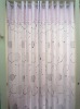 rural style floral printed cheap hometextile living room eyelets window fabric curtain