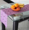 s7918 Jacquard design Ribbed table runner