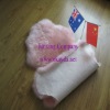 safe colored sheepskin rug