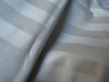 sateen stripe fabric for hotel bedding