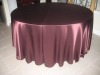 satin 120 round tablecloth for wedding