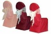 satin banquet chair cover and fashion chair cover for wedding