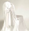 satin banquet chair cover with sash and fashion chair cover