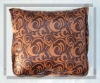 satin cushion/quilt with dual purpose