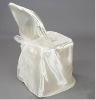 satin fold banquet chair cover for weddings
