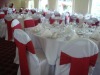 satin sash for chair cover and sash