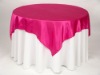 satin table cloths, satin overlay, wedding overlay