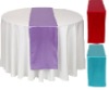 satin table runner, polyester Table runner, table linens