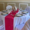 satin table runner/polyester table runner for wedding/table flag/hotel table runner