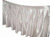 satin table skirting,table skirts cover,table linen