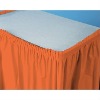 satin table skirting,table skirts,table linen