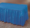 satin table skirting,table skirts,table linen