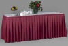 satin table skirting,table skirts,table linen