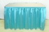 satin table skirting,table skirts,table linen