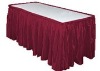 satin table skirts