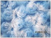 screw flower pv plush fabric