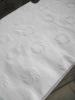 self-color white table cloth