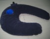 self inflatable side pillow with hole for ear protection