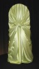self-tie back chair cover,CT195 satin chair cover,universal chair cover
