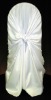 self-tie back chair cover,CT199 satin chair cover,universal chair cover