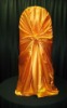 self-tie back chair cover,CT202 satin chair cover,universal chair cover