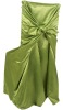 self-tie back chair cover,CT297 satin chair cover,universal chair cover