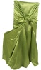 self-tie back chair cover,CT297 satin chair cover,universal chair cover
