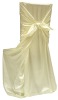 self-tie back chair cover,CT314 satin chair cover,universal chair cover