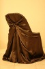 self-tie back chair cover,CT337 satin chair cover,universal chair cover