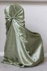 self-tie back chair cover,CT342 satin chair cover,universal chair cover