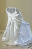 self-tie back chair cover,CT453 satin chair cover,universal chair cover
