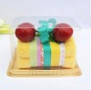 sell well 100% Cotton promotion small square box towels cake