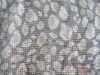 sequin embroidery printed fabric