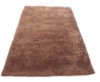 shaggy carpet/plain polyester carpet/silk carpet/rug