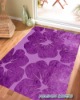 shaggy carpet with acrylic