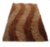 shaggy carpet with modern design