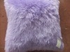 shaggy fur cushion