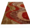 shaggy silk polyester carpet