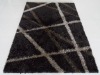 shaggy yarn mixed silk carpet
