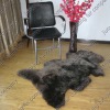 sheep leather rug