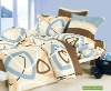 shield shape pattern cotton printed bedding set(AX-XY0030)