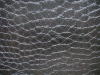 shiny crocodile leather for bag/PU leather