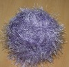 shiny polyester feather yarn