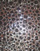 shiny sequin embroidery on the 100% nylon tulle fabric for short dress