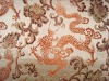 silk Satin Brocade fabric(chinese dragon design)